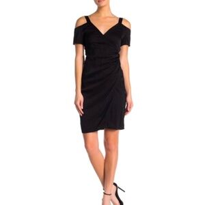 All Saints Black Off-Shoulder Dress